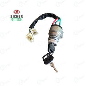 Eicher Tractor Genuine Ignition (Starting) Switch With Key Pair, Wire Type